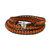 Carnelian beaded wrap bracelet, 'Spring Fire' - Carnelian and Leather Beaded Wrap Bracelet from Thailand (image 2d) thumbail