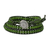 Quartz beaded wrap bracelet, 'Spring Meadow' - Green Quartz and Leather Beaded Wrap Bracelet from Thailand (image 2d) thumbail
