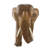 Teak wood sculpture, 'Go For a Walk' (right) - Teak Wood Sculpture of a Right-Facing Elephant from Thailand (image 2c) thumbail