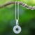 Sterling silver pendant necklace, 'Gleaming Compass' - Sterling Silver Compass Pendant Necklace from Thailand thumbail