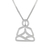 Collar colgante de plata esterlina - Collar con colgante de meditación de plata esterlina de Tailandia