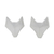 Sterling silver stud earrings, 'Fox Lover' - Geometric Fox Sterling Silver Stud Earrings from Thailand thumbail