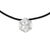Collar colgante de plata esterlina - Collar con colgante hexagonal de plata esterlina de Tailandia