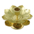 Brass candlesticks, 'Luminous Lotus' (pair) - Brass Thai Lotus Blossom Candlesticks for Tapers (Pair)