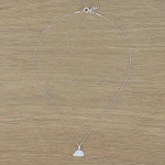 Sterling silver pendant necklace, 'Porcupines' - Sterling Silver Porcupine Pendant Necklace from Thailand