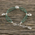 Serpentine beaded charm bracelet, 'Minty Karen' - Serpentine Beaded Charm Bracelet from Thailand (image 2c) thumbail