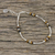 Tiger's eye beaded bracelet, 'Lovely Life' - Tiger's Eye Beaded Bracelet from Thailand (image 2b) thumbail