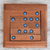 Wood puzzle, 'Blue Dots' - Blue Dot Raintree Wood Puzzle from Thailand (image 2c) thumbail