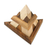 Wood puzzle, 'Intricate Pyramid' - Raintree Wood Pyramid Puzzle from Thailand