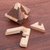 Wood puzzle, 'Brilliant Diamond' - Diamond-Shaped Raintree Wood Puzzle from Thailand (image 2c) thumbail