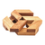 Wood puzzle, 'Elegant Hexagon' - Hexagonal Raintree Wood Puzzle from Thailand (image 2a) thumbail