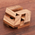 Wood puzzle, 'Elegant Hexagon' - Hexagonal Raintree Wood Puzzle from Thailand (image 2c) thumbail