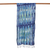 Tie-dyed silk scarf, 'Impressionist Sea' - Blue and Green Tie-Dyed Silk Fringed Scarf from Thailand (image 2c) thumbail
