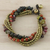 Jasper and tourmaline torsade bracelet, 'Boho Warmth' - Jasper and Tourmaline Torsade Bracelet from Thailand