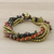 Jasper and tourmaline torsade bracelet, 'Boho Warmth' - Jasper and Tourmaline Torsade Bracelet from Thailand (image 2b) thumbail