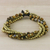 Tiger's eye torsade bracelet, 'Boho Earth' - Handmade Tiger's Eye Torsade Bracelet from Thailand (image 2b) thumbail