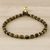 Tiger's eye beaded bracelet, 'Forest Walk' - Handmade Tiger's Eye Beaded Bracelet from Thailand (image 2c) thumbail