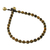 Tiger's eye beaded anklet, 'Forest Dreams' - Handmade Tiger's Eye and Brass Beaded Anklet from Thailand (image 2d) thumbail