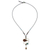 Multi-gemstone pendant necklace, 'Bohemian Delicacy' - Multi-Gemstone Bohemian Pendant Necklace from Thailand thumbail