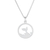 Sterling silver pendant necklace, 'The Whale' - Whale-Themed Sterling Silver Pendant Necklace from Thailand thumbail