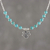 Silver beaded pendant necklace, 'Spring Season' - Karen Silver Pendant Necklace from Thailand (image 2) thumbail