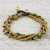 Torsade-Armband mit Tigerauge-Perlen - Tigerauge-Perlen-Torsade-Armband aus Thailand