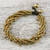 Carnelian beaded torsade bracelet, 'Happy Trip' - Carnelian Beaded Torsade Bracelet from Thailand (image 2) thumbail