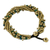 Serpentine beaded torsade bracelet, 'Happy Trip' - Serpentine Beaded Torsade Bracelet from Thailand thumbail