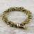 Serpentine beaded torsade bracelet, 'Happy Trip' - Serpentine Beaded Torsade Bracelet from Thailand (image 2c) thumbail
