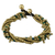 Serpentine beaded torsade bracelet, 'Happy Trip' - Serpentine Beaded Torsade Bracelet from Thailand