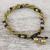 Lapis lazuli beaded torsade bracelet, 'Musical Love' - Lapis Lazuli and Brass Beaded Torsade Bracelet from Thailand (image 2c) thumbail