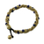 Lapis lazuli beaded torsade bracelet, 'Musical Love' - Lapis Lazuli and Brass Beaded Torsade Bracelet from Thailand (image 2e) thumbail
