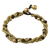 Torsade-Armband mit Tigerauge-Perlen - Torsade-Armband aus Tigerauge und Messingperlen aus Thailand