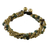 Agate beaded torsade bracelet, 'Elegant Celebration' - Agate and Brass Adjustable Beaded Bracelet from Thailand (image 2c) thumbail