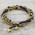 Torsade-Armband mit Lapislazuli-Perlen, 'Elegant Celebration - Verstellbares Lapislazuli-Armband mit Perlen aus Thailand