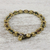 Agate beaded anklet, 'Musical Dream' - Agate Adjustable Beaded Anklet from Thailand (image 2d) thumbail