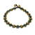 Serpentine beaded anklet, 'Musical Dream' - Serpentine Adjustable Beaded Anklet from Thailand thumbail