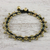 Agate beaded anklet, 'Elegant Rain' - Agate Beaded Anklet with Bells from Thailand (image 2) thumbail