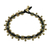Agate beaded anklet, 'Elegant Rain' - Agate Beaded Anklet with Bells from Thailand thumbail