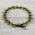 Agate beaded anklet, 'Elegant Rain' - Agate Beaded Anklet with Bells from Thailand (image 2d) thumbail