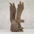 Wood sculpture, 'The Eagle' (left) - Left-Facing Wood Eagle Sculpture from Thailand