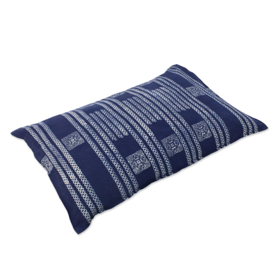 Funda de almohada de algodón batik - Funda de almohada de algodón batik con motivo Infinity de Tailandia