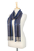 Tie-dyed rayon and cotton blend scarf, 'Cool Style' - Tie-Dyed Rayon and Cotton Blend Scarf from Thailand