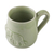 Celadon ceramic mug, 'Playful Elephants' - Elephant-Themed Celadon Ceramic Mug from Thailand (image 2d) thumbail