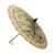 Sonnenschirm aus Saa-Papier - Sonnenschirm aus Papier und Bambus mit asiatischem Kranich-Motiv