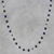 Lapis lazuli long link necklace, 'Andaman Sea' - Blue Lapis Lazuli and Brass Long Beaded Necklace (image 2) thumbail