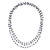 Lapis lazuli long link necklace, 'Andaman Sea' - Blue Lapis Lazuli and Brass Long Beaded Necklace thumbail