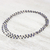 Lapis lazuli long link necklace, 'Andaman Sea' - Blue Lapis Lazuli and Brass Long Beaded Necklace (image 2c) thumbail