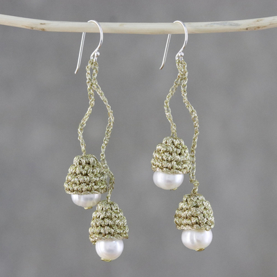 White 6x8mm Freshwater Pearl Drop Earrings – Shiels Jewellers