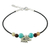 Multi-gemstone beaded bracelet, 'Dreamy Elephant' - Multi-Gemstone Beaded Elephant Bracelet from Thailand thumbail